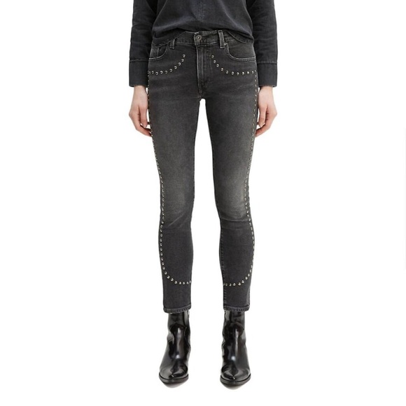 Levi's Made & Crafted Women's Cigarette Jeans with Studs size 29 - Picture 13 of 14